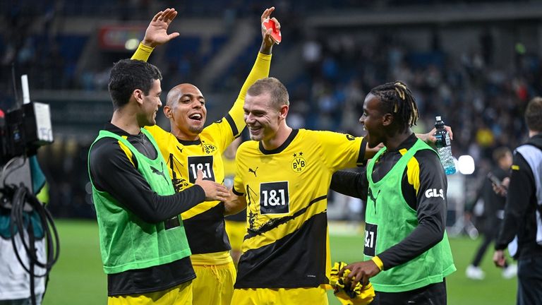 Borussia Dortmund: Sechs Spiele, vier Siege, zwei Unentschieden - 14 Punkte, 12:6 Tore.