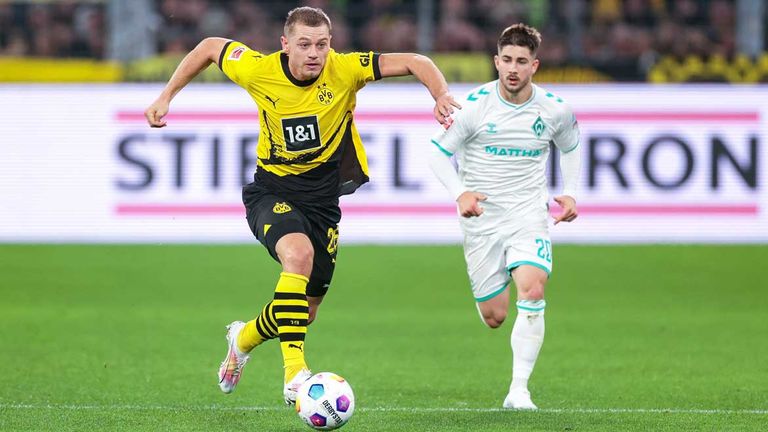 BVB-Star Julian Ryerson (l.) fällt in der Champions League aus.