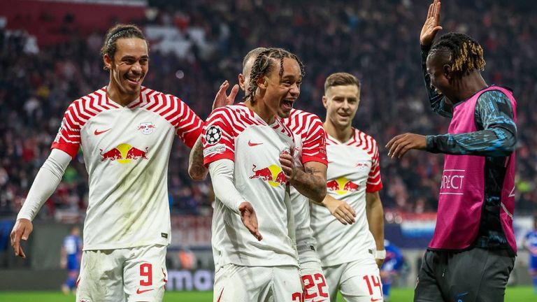 RB Leipzig gewinnt mit 3:1 gegen Roter Stern Belgrad.