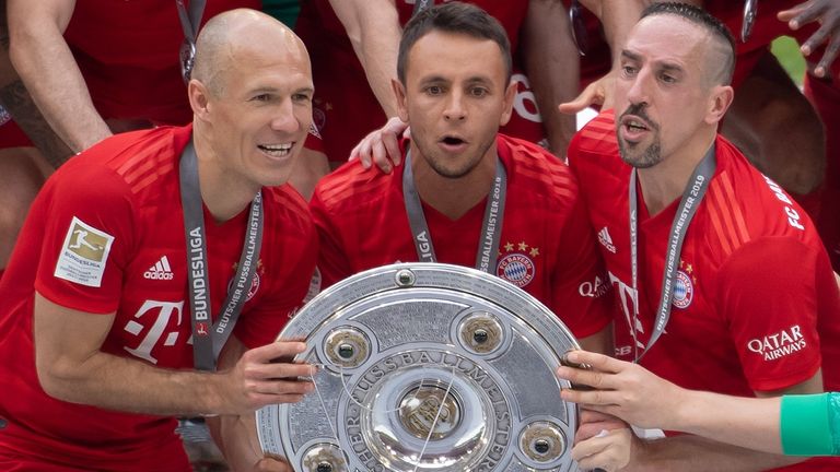 Rafinha blieb ein Abschied auf dem Feld mit Franck Ribery und Arjen Robben verwehrt.