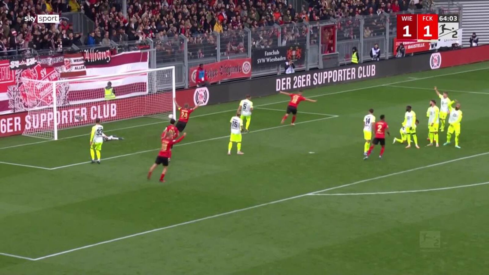 Wiesbaden – K’lautern | 2:1 Prtajin (65. Min.) | In-Match Video ...