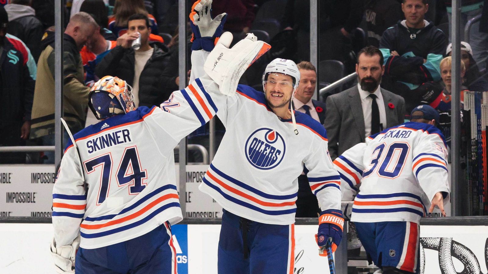 Edmonton Oilers und Leon Draisaitl gewinnen in NHL gegen Seattle Kraken NHL News Sky Sport