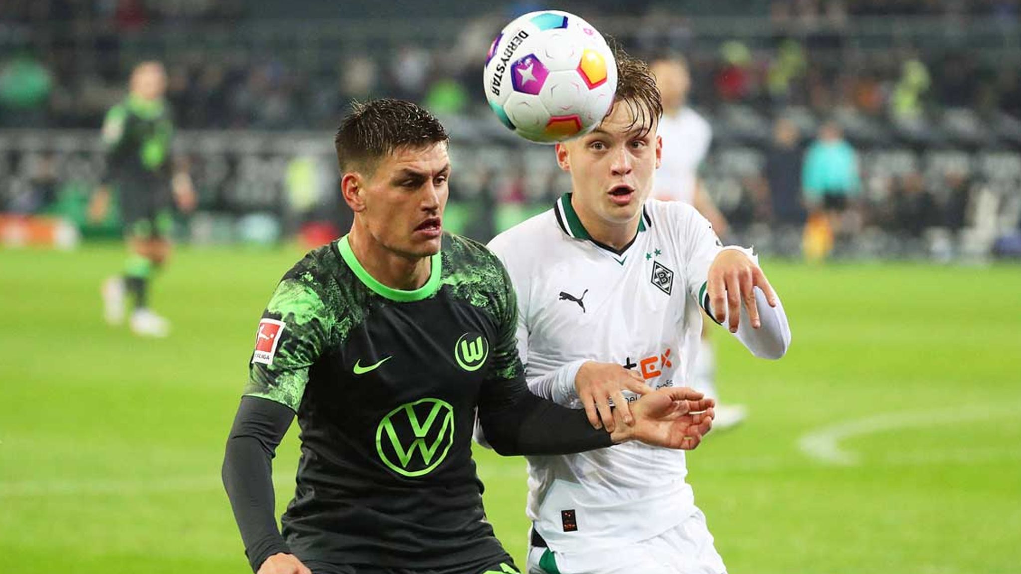Borussia Mönchengladbach besiegt den VfL Wolfsburg in der Bundesliga ...