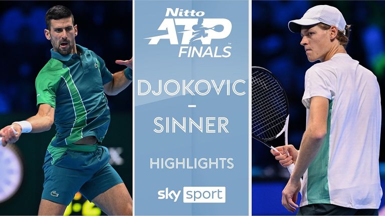 ATP Finals 2023 | Djokovic (SRB) - Sinner (ITA) | Vorrunde 2. Spieltag