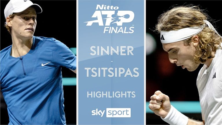 ATP Finals 2023 | Sinner (ITA) - Tsitsipas (GRE) | Vorrunde 1. Spieltag