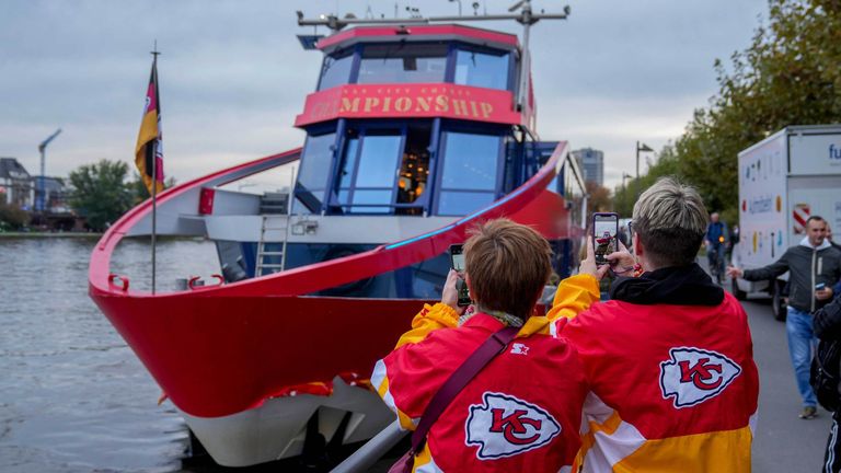 Die Chiefs haben ihr "ChampionShip" mitgebracht.