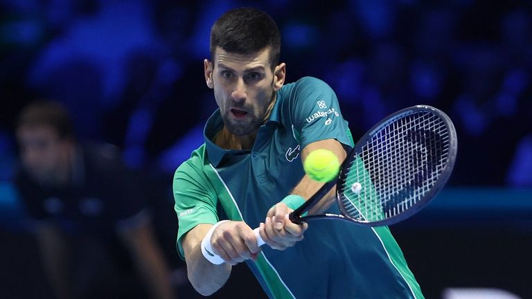 Novak Djokovic steht im Halbfinale der ATP-Finals.