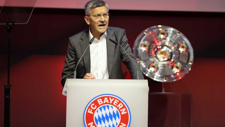 Herbert Hainer wurde 2022 auf der Jahreshauptversammlung als Präsident des FC Bayern München wiedergewählt.