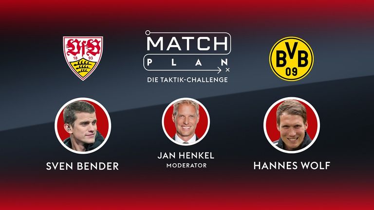 Matchplan - die Taktik-Challenge mit Sven Bender, Jan Henkel und Hannes Wolf.