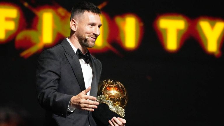 Lionel Messi hat zum achten Mal den Ballon d'Or gewonnen.