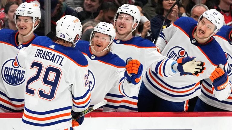 Dank dreier Scorerpunkte von Leon Draisaitl gewinnen die Edmonton Oilers eindrucksvoll in der NHL gegen Washington.
