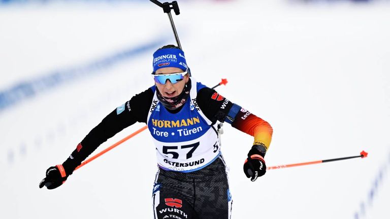 Franziska Preuß feiert ein traumhaftes Biathlon-Comeback und verpasst den Sieg nur hauchdünn.
