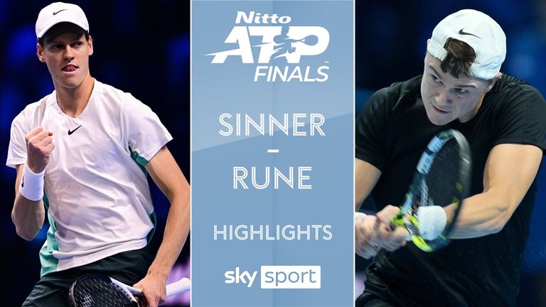 ATP Finals 2023 | Sinner (ITA) - Rune (DEN) | Vorrunde 3. Spieltag