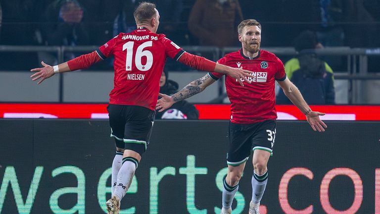 Andreas Voglsammer sicherte Hannover 96 einen Punkt gegen die Hertha.