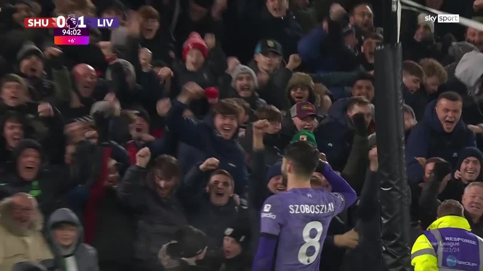 Sheffield Liverpool 02 Szoboszlai (90.+4 Min.) InMatch Video