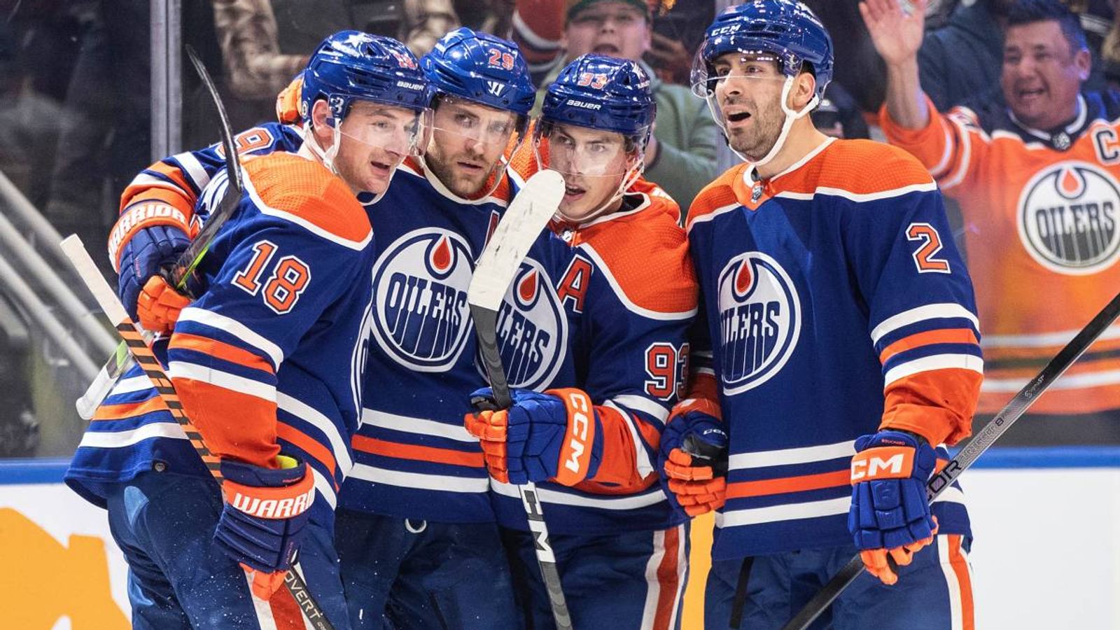 Edmonton Oilers feiern sechsten Sieg in Folge in der NHL