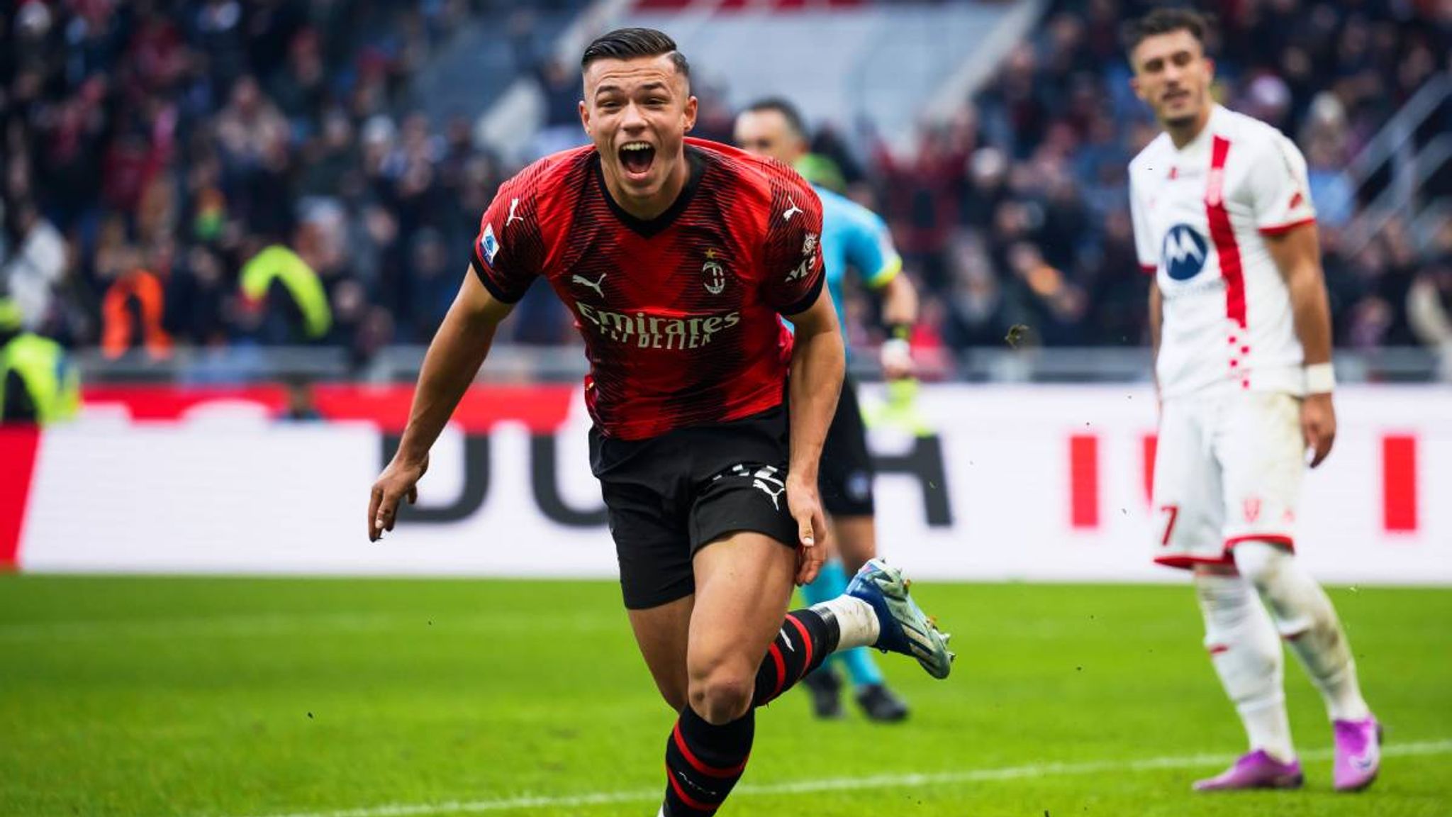 JanCarlo Simic trifft bei Debüt für AC Mailand Fußball News Sky Sport