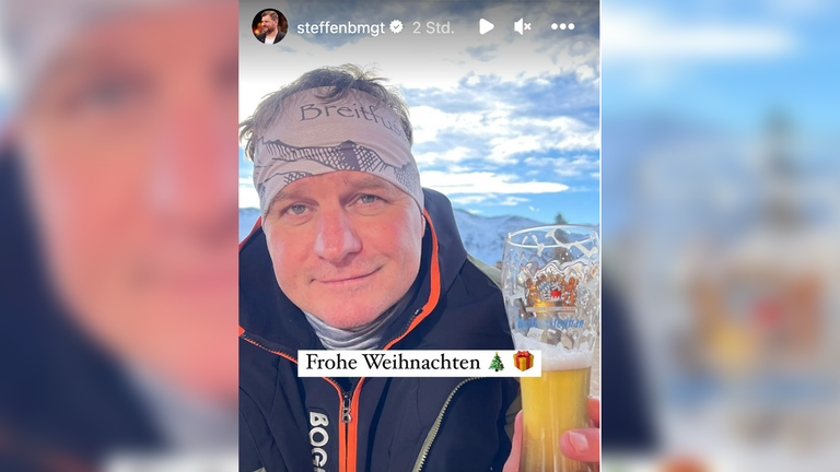 Steffen Baumgart sieht ohne Bart ganz anders aus (Quelle: Instagram/@steffenbmgt).