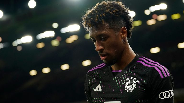 Bayerns Kingsley Coman fällt vorerst verletzt aus.