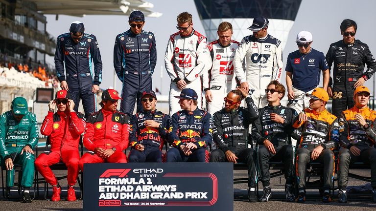 Die Formel-1-Fahrer konnten gegenseitig ihren Favoriten wählen.