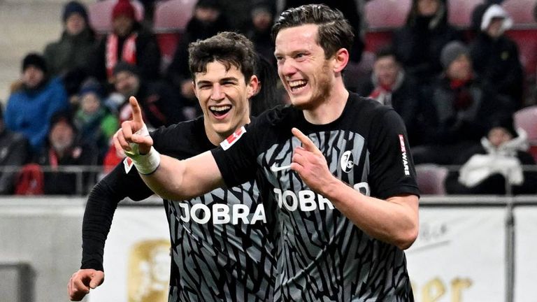 Dank  Michael Gregoritsch: Der SC Freiburg holt in Mainz drei Punkte.
