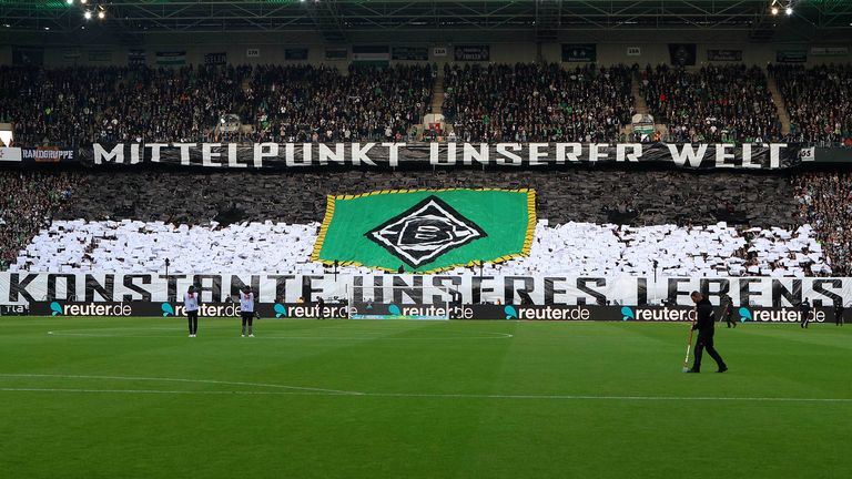 Platz 7: Borussia Mönchengladbach – 50.823 Zuschauer pro Spiel im Stadion im Borussia-Park (Kapazität 54.042)