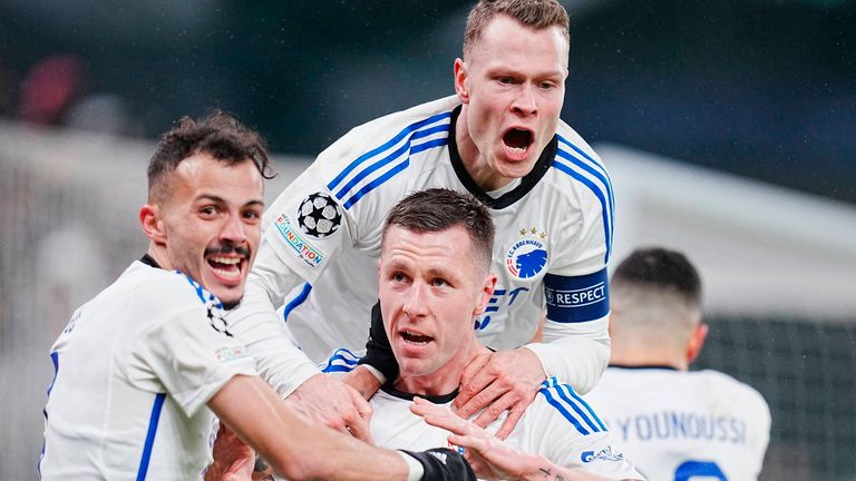 FC Kopenhagen im Achtelfinale der Champions League Sevilla scheitert