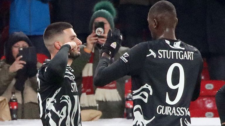 Das VfB-Sturmduo Serhou Guirassy (r.) und Deniz Undav trifft aktuell wie am Fließband. 