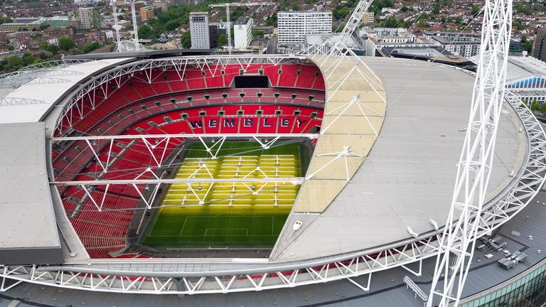 Wembley Stadium, London - 1. Juni 2024 - Finale Champions League der Männer.