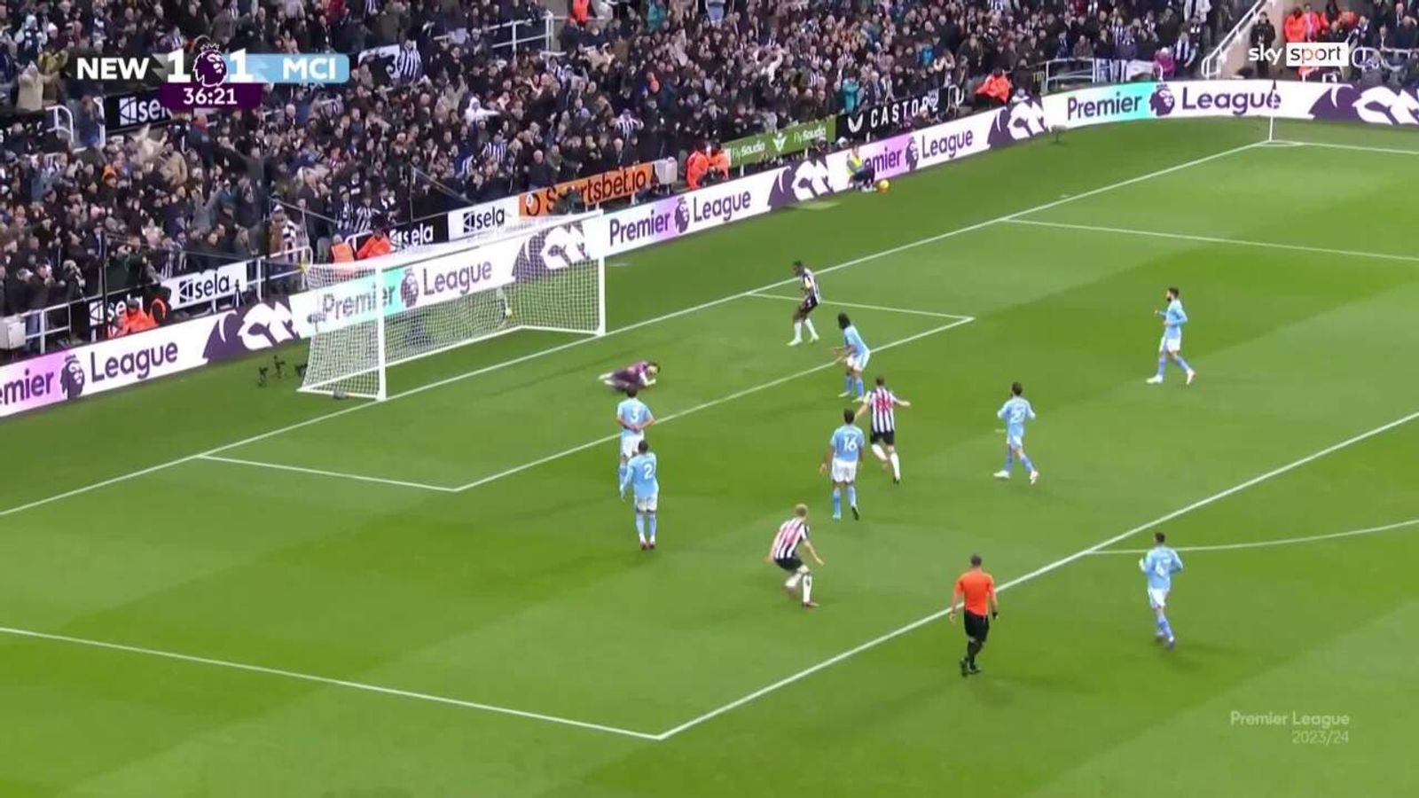 Newcastle Man City 21 Gordon (37. Min.) InMatch Video Fußball