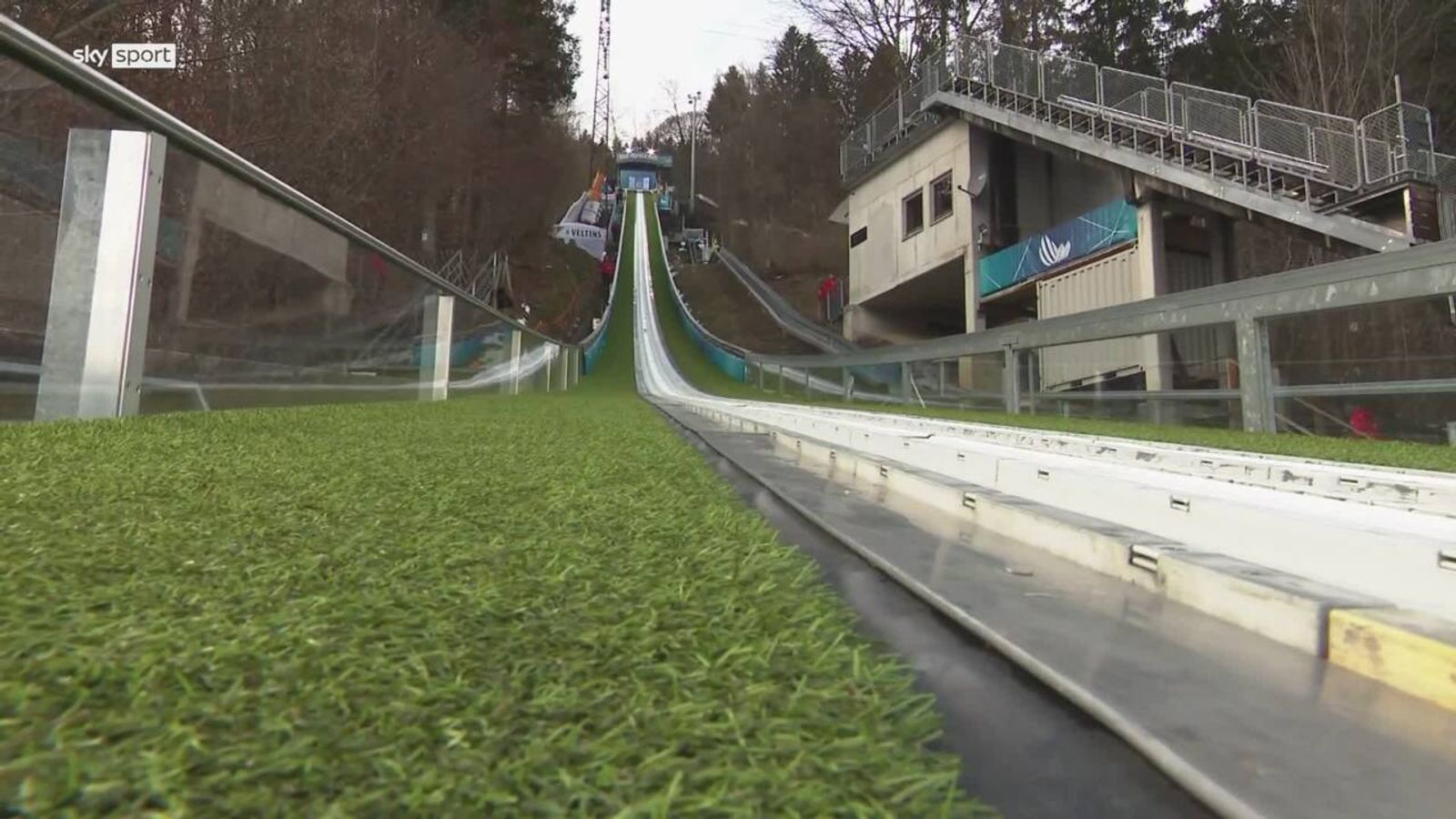 Analyse der Skisprungschanze in Bischofshofen Mehr Sport News Sky Sport