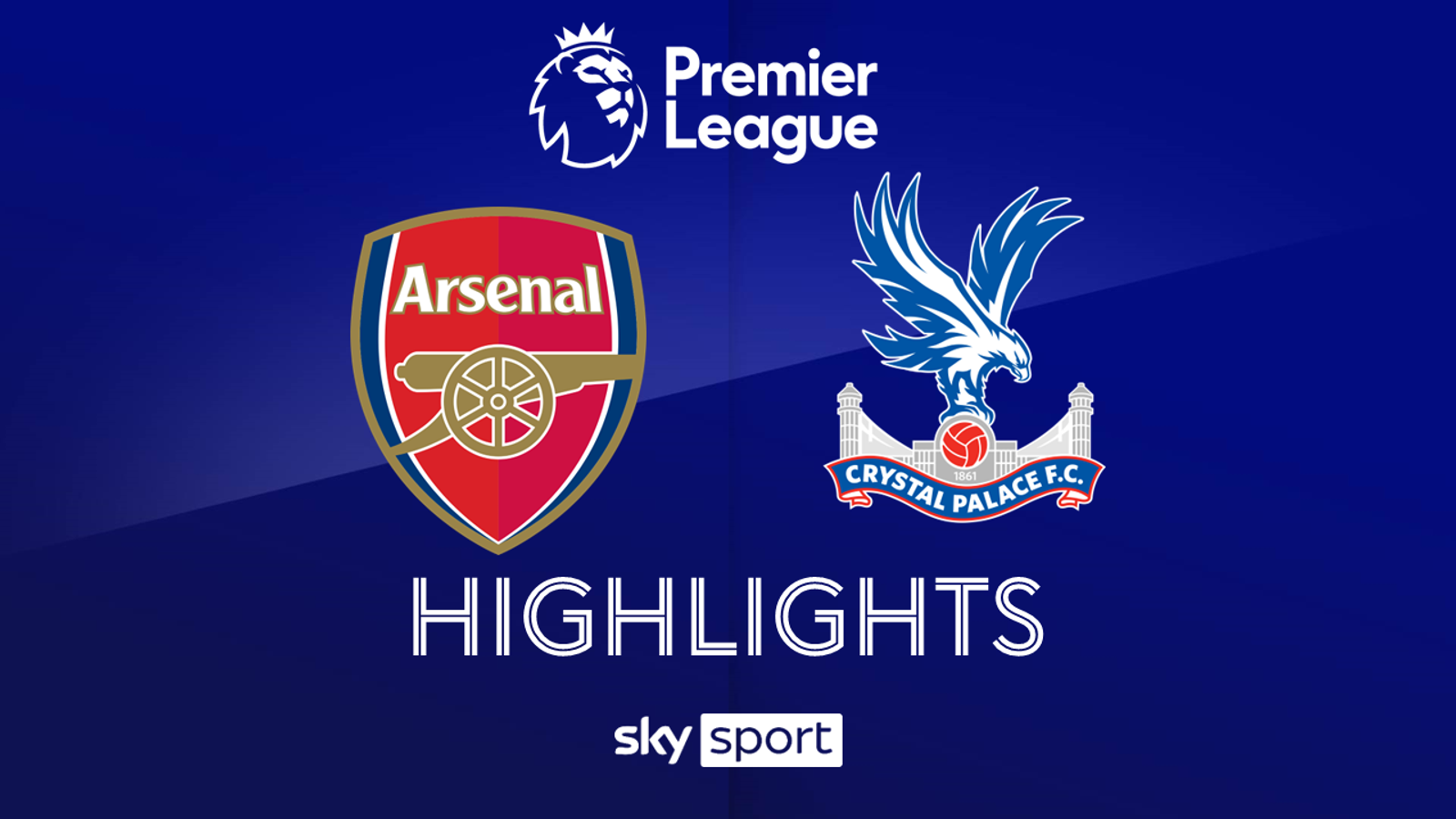 Premier League FC Arsenal Crystal Palace die Highlights Fußball