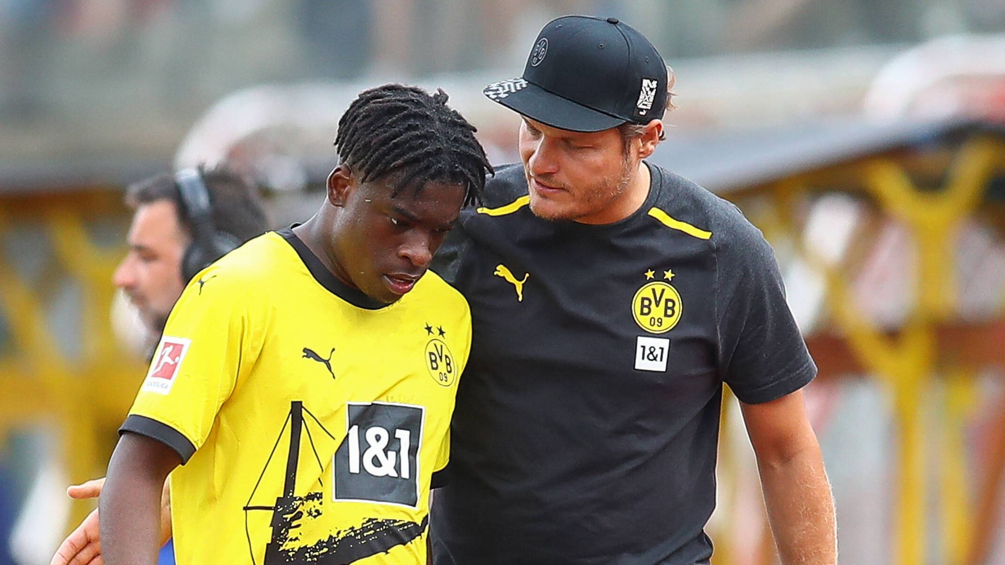 Samuel Bamba & Kjell Wätjen überzeugen im BVB Trainingslager Fußball