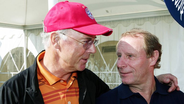 Franz Beckenbauer (l.) und Berti Vogts,