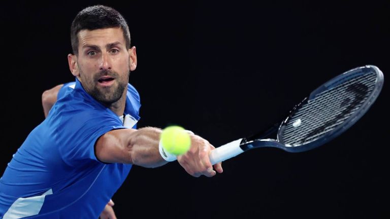 Novak Djokovic musste auch in der zweiten Runde der Australian Open einen Satz abgeben.