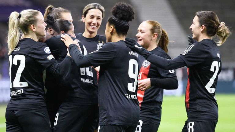 Die Frauen von Eintracht Frankfurt haben sich mit einem Heimsieg aus der Champions League verabschiedet.