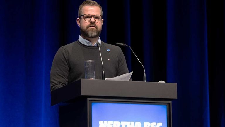 Fabian Drescher bei Hertha BSC.