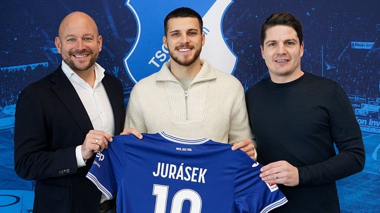 Die TSG Hoffenheim hat ihren Neuzugang Jurasek bereits vorgestellt.