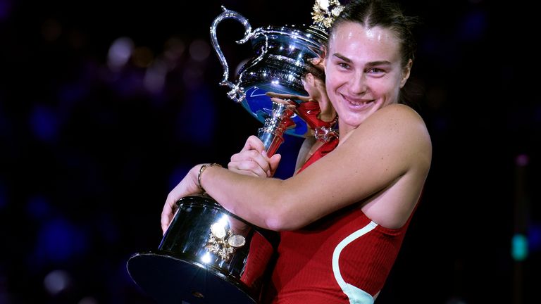 Aryna Sabalenka hat ihren Titel bei den Australian Open erfolgreich verteidigt.
