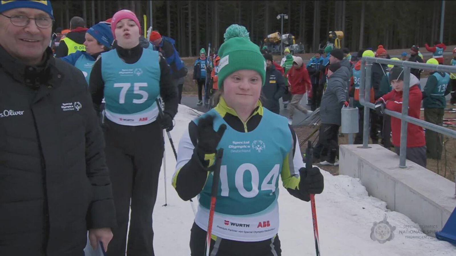 Große Gewinner und Kämpfer bei den nationalen Winterspielen der Special