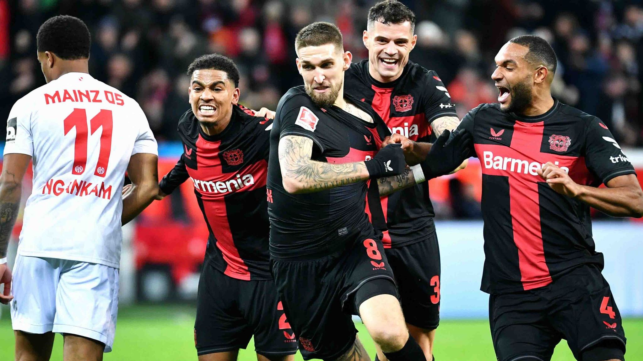 Bayer Leverkusen besiegt Mainz 05 und baut Tabellenführung aus ...