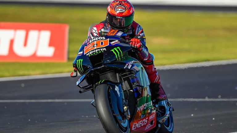 FABIO QUARTARARO (24/Frankreich) | Startnummer: 20 | Team: Monster Energy Yamaha | Erfolge in der MotoGP: Weltmeister 2021