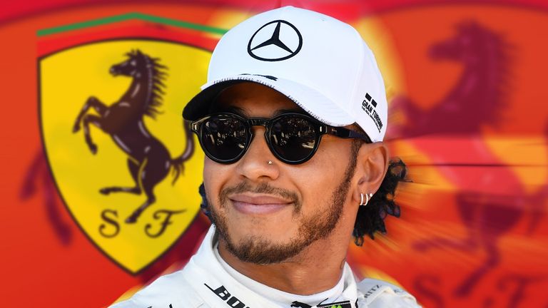 Lewis Hamilton sitzt ab 2025 für Ferrari hinter dem Steuer.