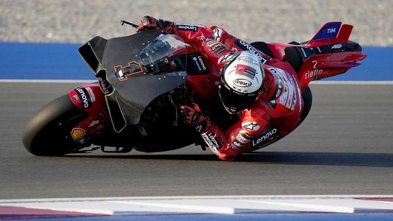 Francesco Bagnaia geht als Weltmeister in die neue Saison der MotoGP.