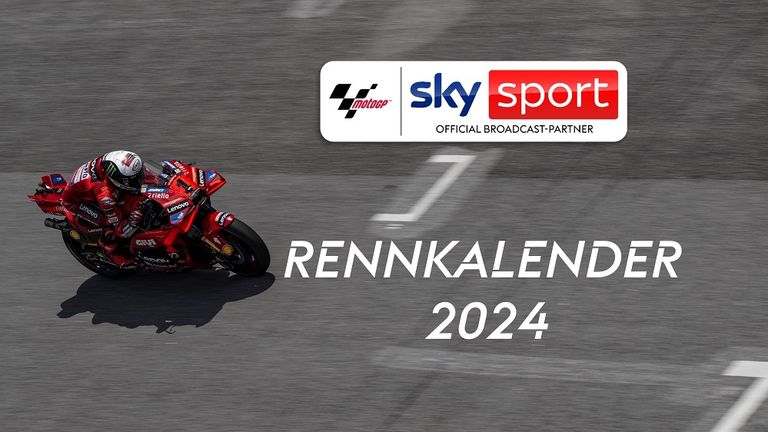 So sieht der Rennkalender der MotoGP Saison 2024 aus.