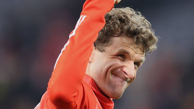 Bayern-Star Thomas Müller (vorne) spielte gegen Borussia Mönchengladbach stark auf.