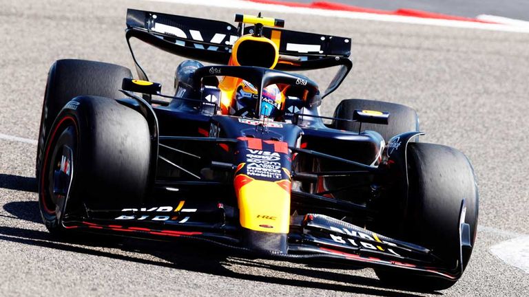 Sergio Perez (Red Bull) in Bahrain.