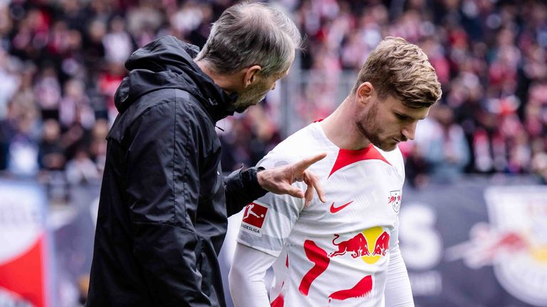 Leipzigs Trainer Marco Rose reagiert auf das Sky Interview von Timo Werner.