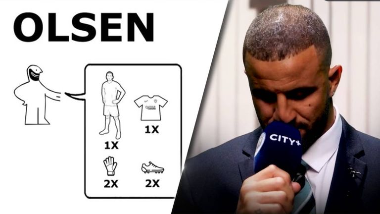 Bei der Verkündung von Transfers haben sich zahlreiche vereine bereits kreativer Methoden bedient (Quelle: Twitter/@OfficialASRoma und @ManCity)