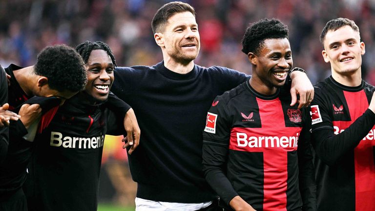 Bayer Leverkusen ist mit Trainer Xabi Alonso bereits sieben Spieltage vor Saisonende für die Champions League qualifiziert.